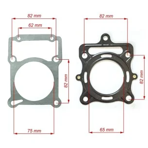 Variklio cilindro-galvos tarpinės ATV200 vanduo CG200 B