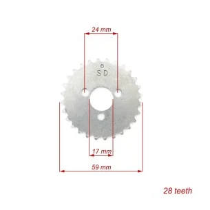 Velenėlio dantratis ATV110/125