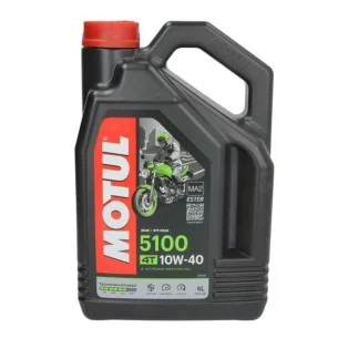 Alyva MOTUL 4T pusiaus sintetinė 5100 10W-40 4Ltr