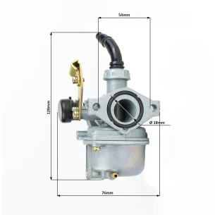Karbiuratorius PZ19 ATV110/125 pasiurbimas iš skydelio