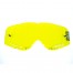Motokrosinių akinių stiklas WULFSPORT geltonas