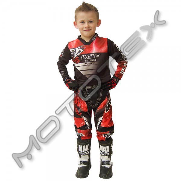 Marškinėliai M/X WULFSPORT RACE vaikiški rau 11-13