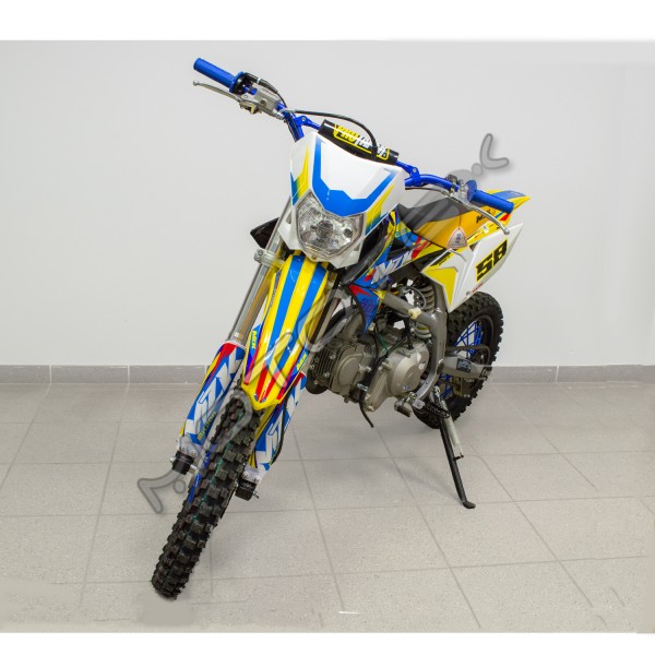 Motociklas krosinis H58-125 125cc (geltonas)